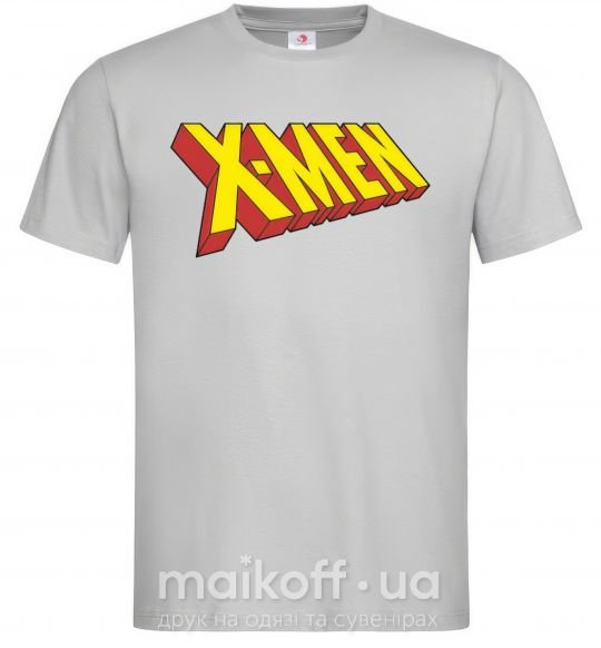 Мужская футболка X-men Серый фото