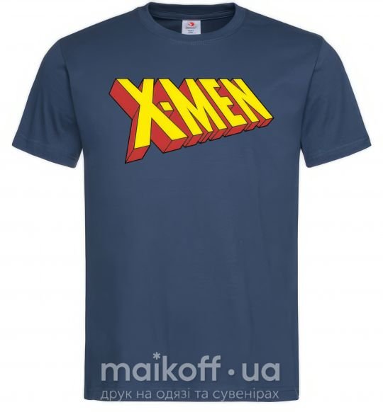 Мужская футболка X-men Темно-синий фото