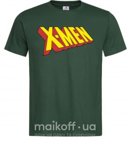 Мужская футболка X-men Темно-зеленый фото