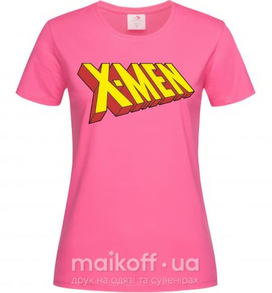 Жіноча футболка X-men Яскраво-рожевий фото
