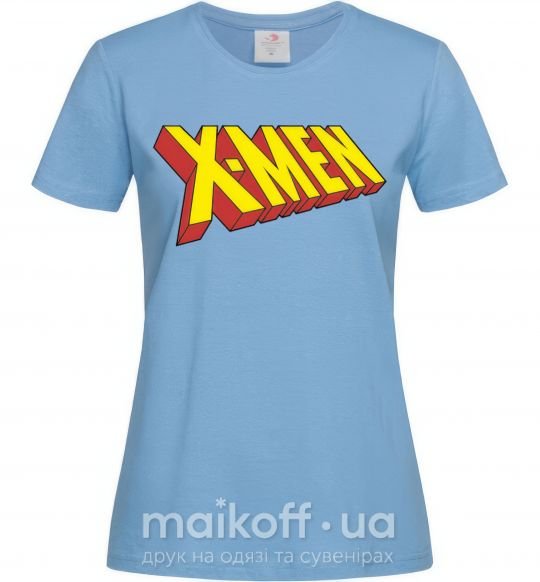 Жіноча футболка X-men Блакитний фото