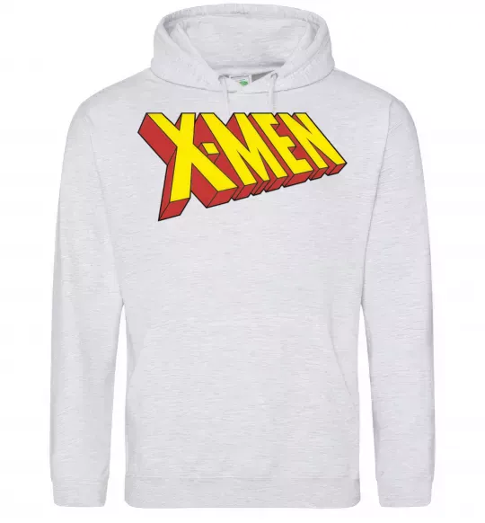 Женская толстовка (худи) X-men Серый меланж фото
