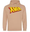 Женская толстовка (худи) X-men Песочный фото