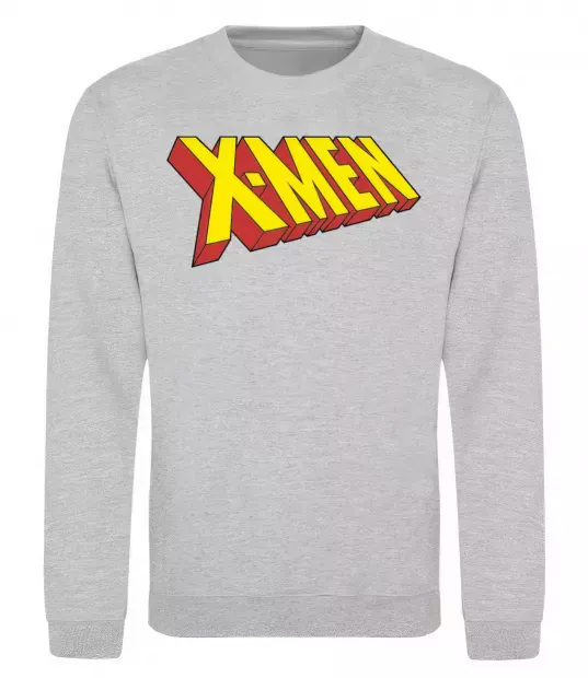 Світшот X-men Сірий меланж фото