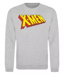 Світшот X-men Сірий меланж фото