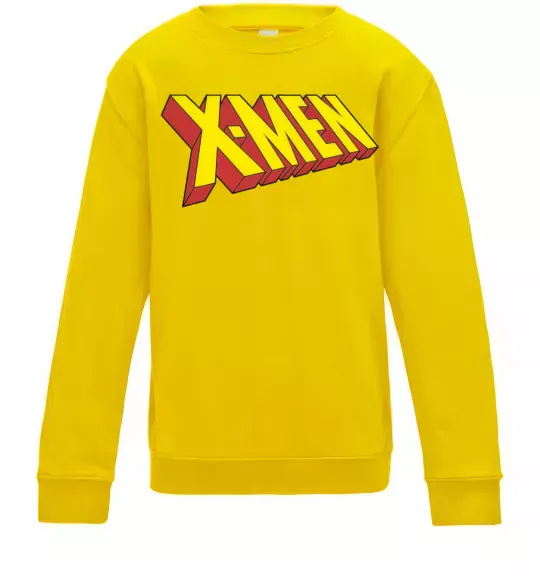 Детский Свитшот X-men Солнечно желтый фото