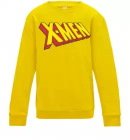 Детский Свитшот X-men Солнечно желтый фото