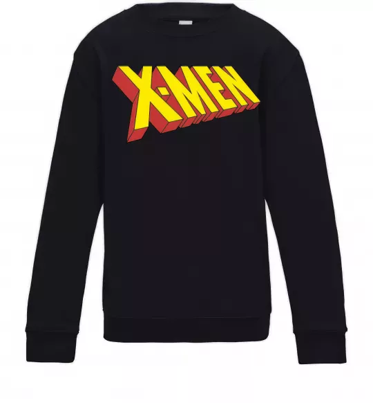Детский Свитшот X-men Черный фото