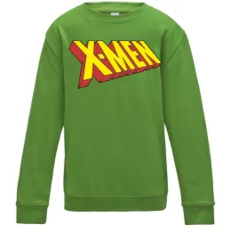 Детский Свитшот X-men Лаймовый фото