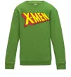 Детский Свитшот X-men Лаймовый Детский Свитшот X-men Лаймовый фото
