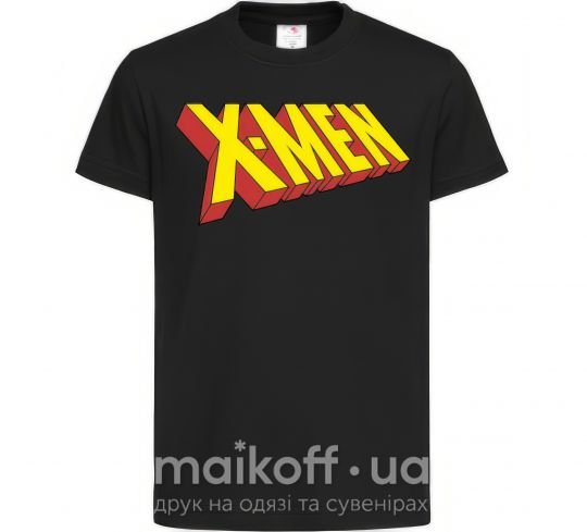 Дитяча футболка X-men Чорний фото