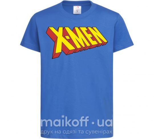 Детская футболка X-men Ярко-синий фото