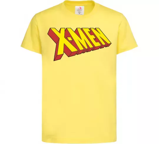 Детская футболка X-men Лимонный фото
