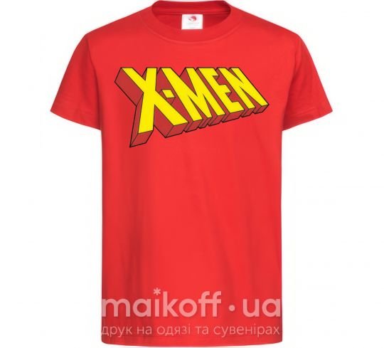 Дитяча футболка X-men Червоний фото
