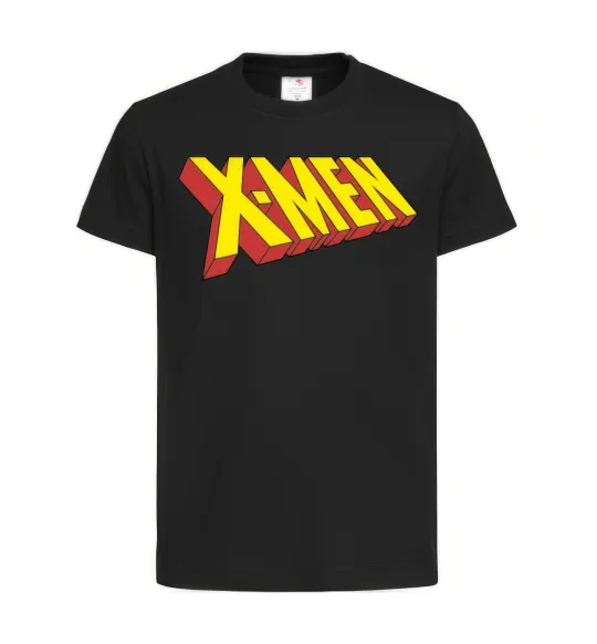 Дитяча футболка X-men Чорний фото