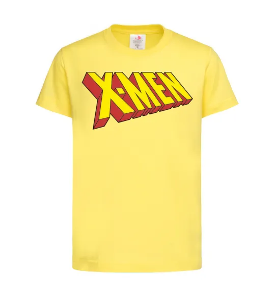 Дитяча футболка X-men Лимонний фото