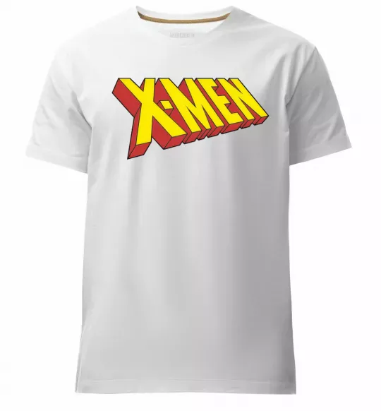 Мужская премиум футболка X-men Белый фото