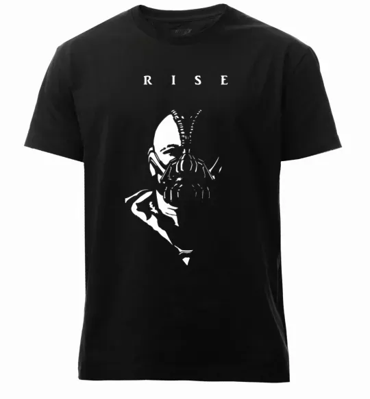 Мужская премиум футболка Бейн Черный фото