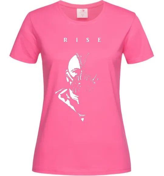 Женская футболка Бейн Ярко-розовый фото