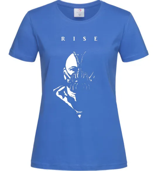 Женская футболка Бейн Ярко-синий фото