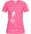 Женская футболка Бэйн Ярко-розовый фото