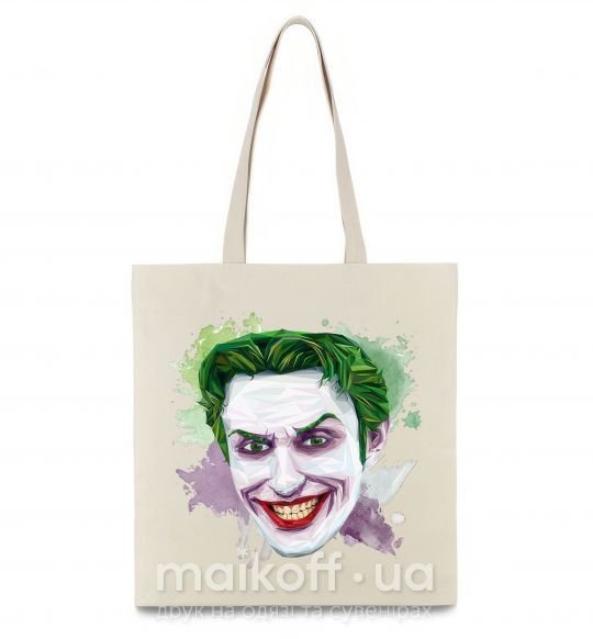 Еко-сумка Joker paint Бежевий фото