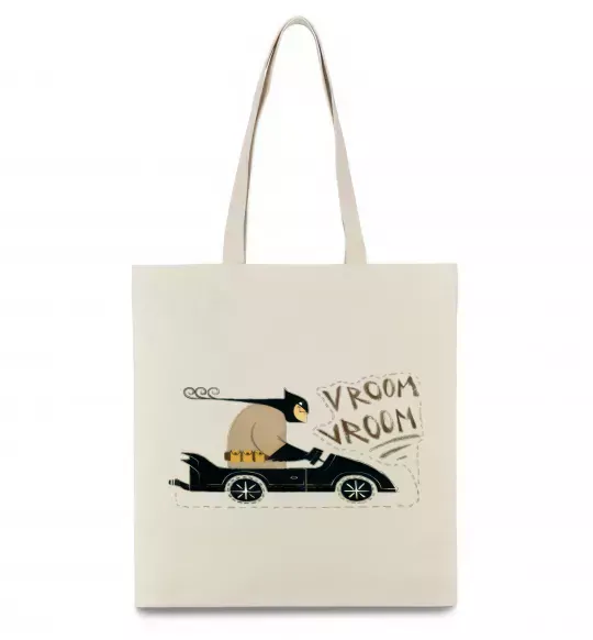 Эко-сумка Batmobile Бежевый фото