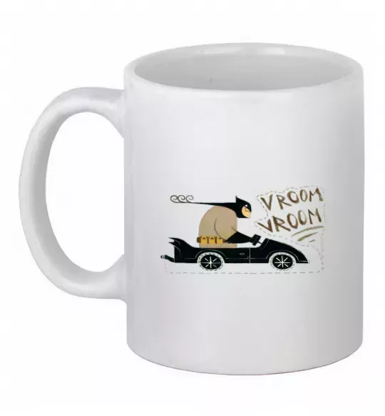 Чашка керамическая Batmobile Белый фото