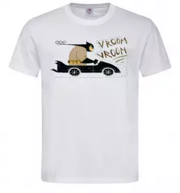 Мужская футболка Batmobile Белый фото