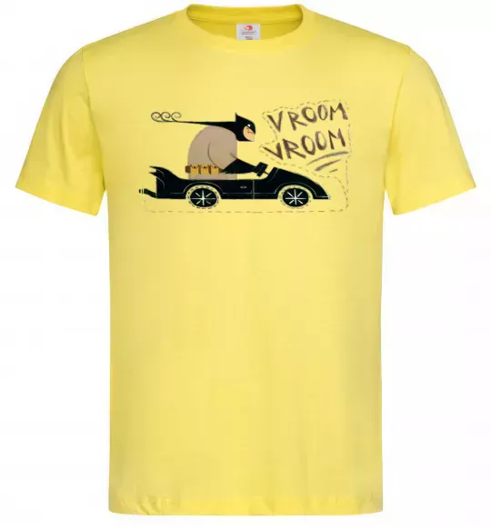 Мужская футболка Batmobile Лимонный фото