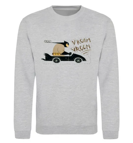 Свитшот Batmobile Серый меланж фото