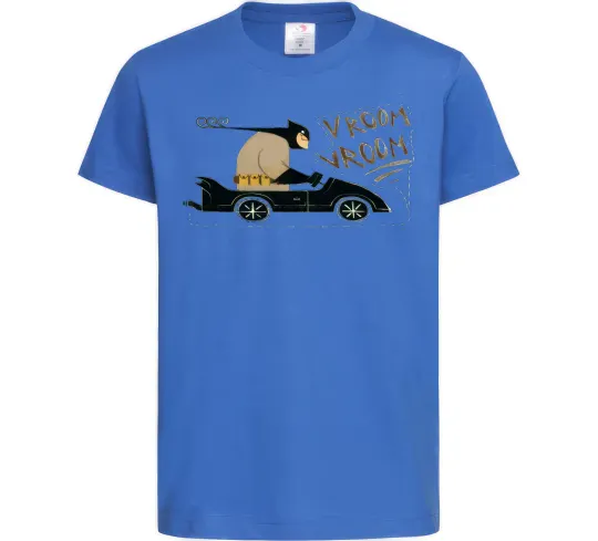 Детская футболка Batmobile Ярко-синий фото