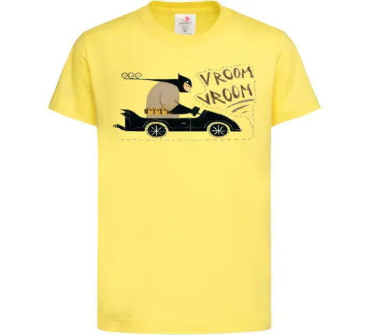 Детская футболка Batmobile Лимонный фото