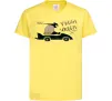 Детская футболка Batmobile Лимонный фото