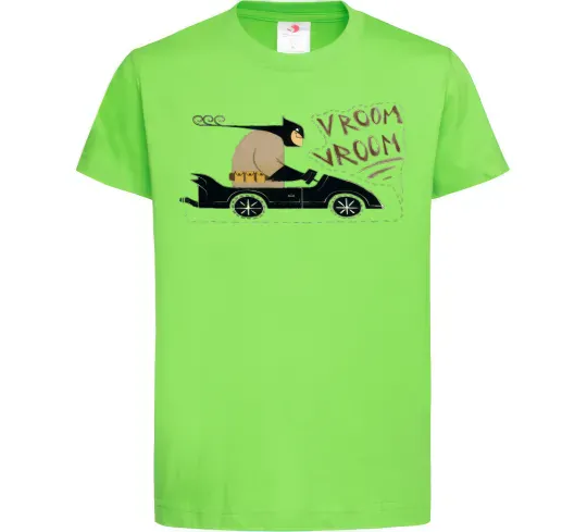 Детская футболка Batmobile Лаймовый фото