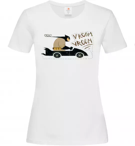 Женская футболка Batmobile Белый фото