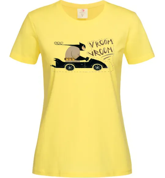 Женская футболка Batmobile Лимонный фото