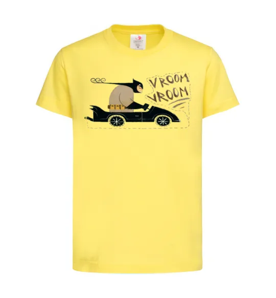 Детская футболка Batmobile Лимонный фото