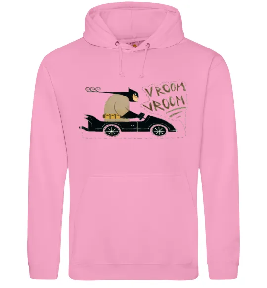 Мужская толстовка (худи) Batmobile Розовый фото