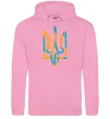 Чоловіча толстовка (худі) Тризуб weavy gerb Рожевий фото