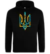 Женская толстовка (худи) Тризуб weavy gerb Черный Женская толстовка (худи) Тризуб weavy gerb Черный фото