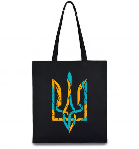 Эко-сумка Тризуб weavy gerb Черный фото