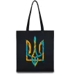 Эко-сумка Тризуб weavy gerb Черный фото