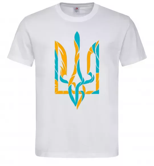 Чоловіча футболка Тризуб weavy gerb Білий фото