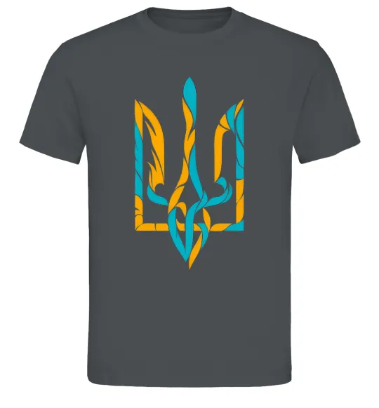 Чоловіча футболка Тризуб weavy gerb Графіт фото