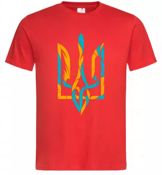 Чоловіча футболка Тризуб weavy gerb Червоний фото