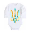 Детский боди Тризуб weavy gerb Белый фото