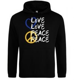 Жіноча толстовка (худі) LOVE PEACE
