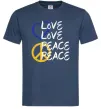 Мужская футболка LOVE PEACE Темно-синий Мужская футболка LOVE PEACE Темно-синий фото