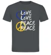 Мужская футболка LOVE PEACE Графит Мужская футболка LOVE PEACE Графит фото
